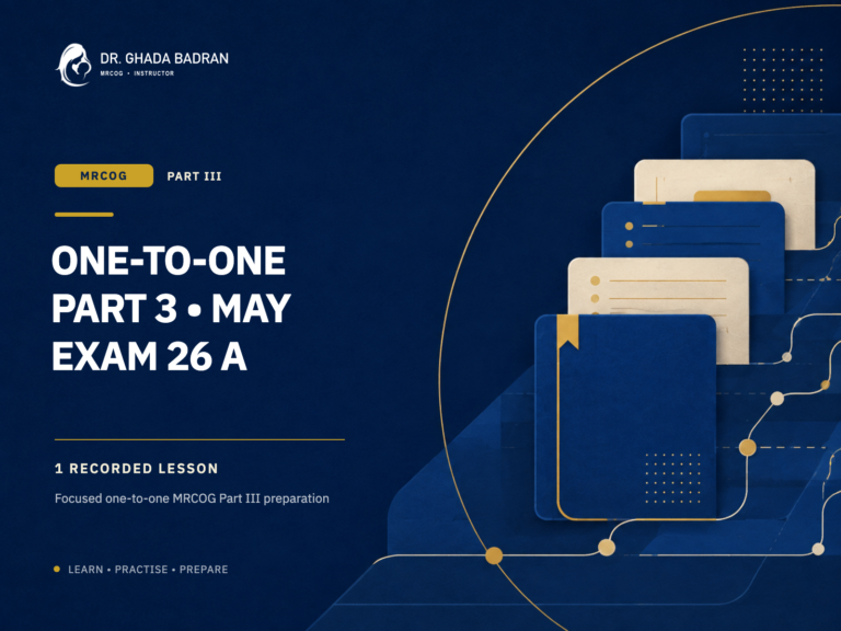 one to one course Part 3 may exam 26  A